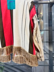【STEVIE 】PILE STRIPE GOWN