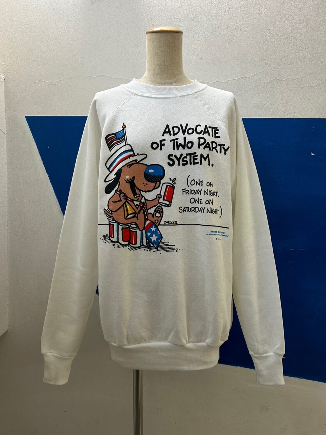 SHOEBOX GREETING 90s 紙タグ付き DEAD STOCK L/S クルーネック 