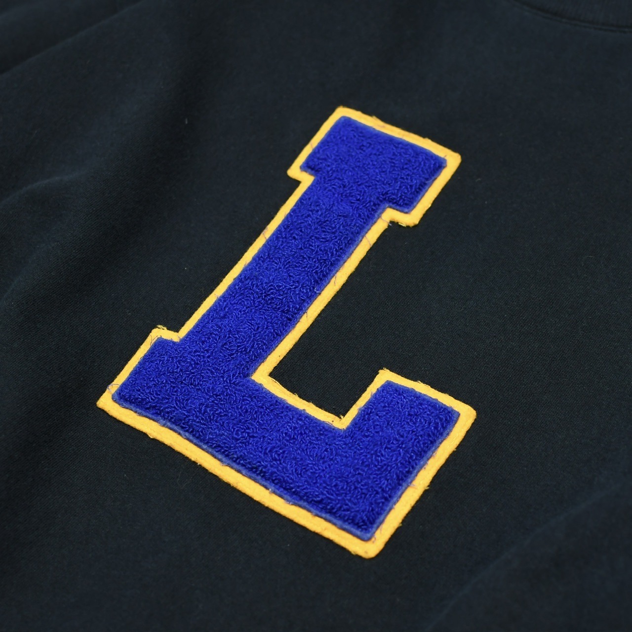 custom lettered wappen sweat