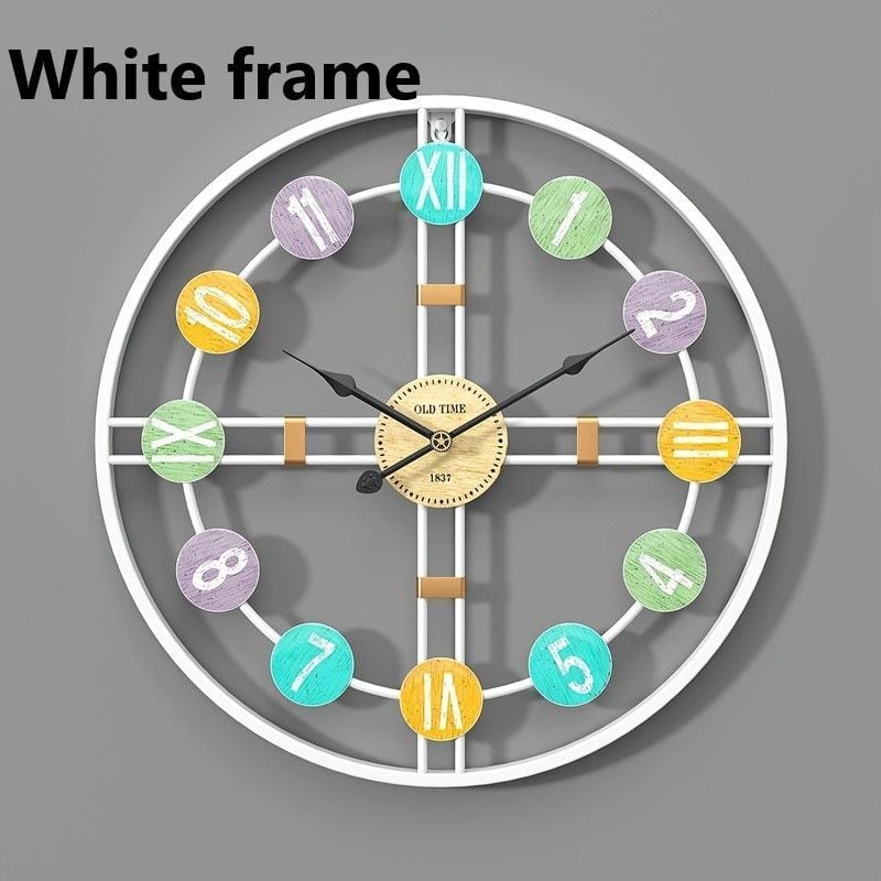 壁掛け 時計 ユニーク 中空デザイン 静音 アナログ おしゃれ かわいい