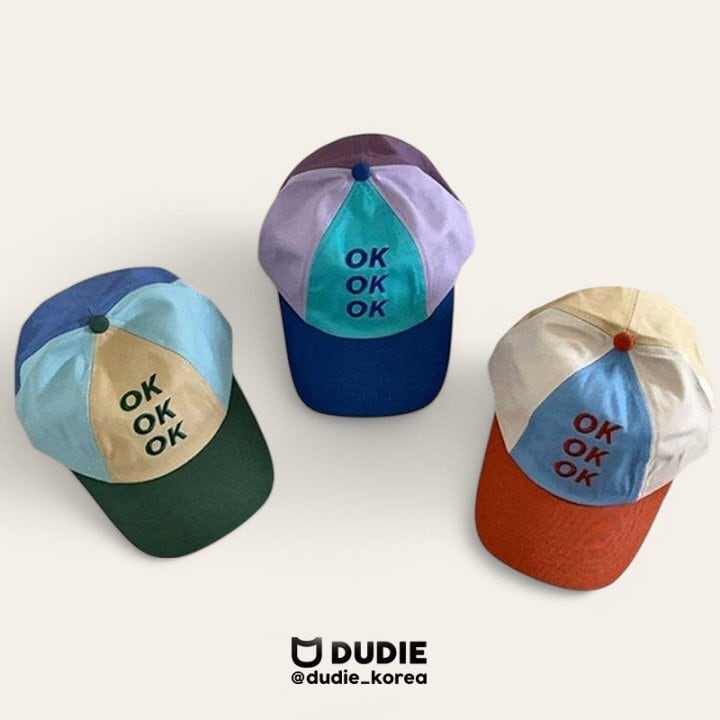 ★即納★OKキャップ 56cm blue/orange【DUDIE】