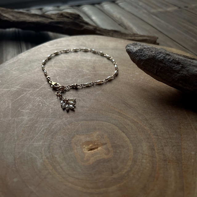 【New】Freshwater Pearl＊Bracelet/14K Goldfilled