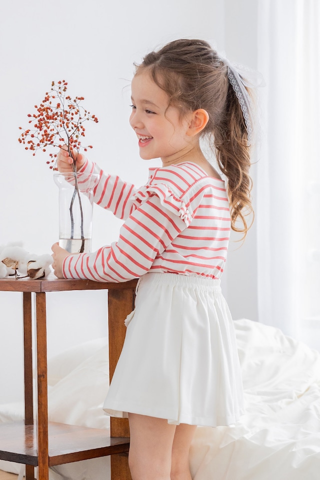 飾りポケット付スカパン〈White〉