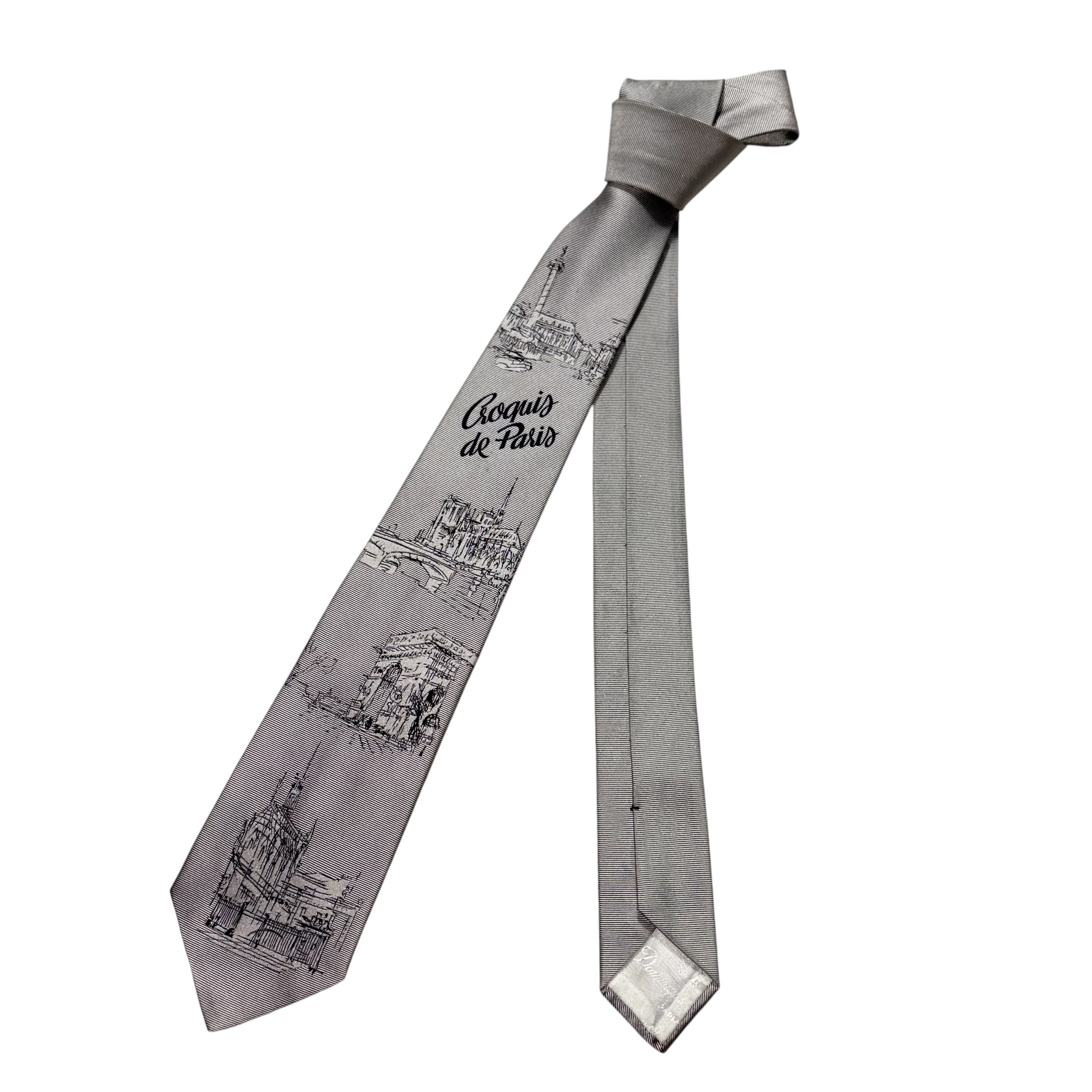DIOR HOMME black color “bee” woven silk tie | NOIR ONLINE