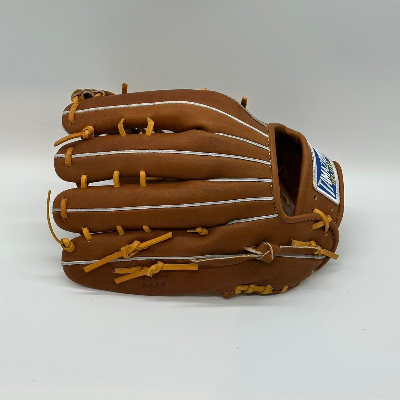 【軟式】玉澤 外野グローブ 復刻版ラベル(本体:ブラウン 紐:タン)タマザワ_04