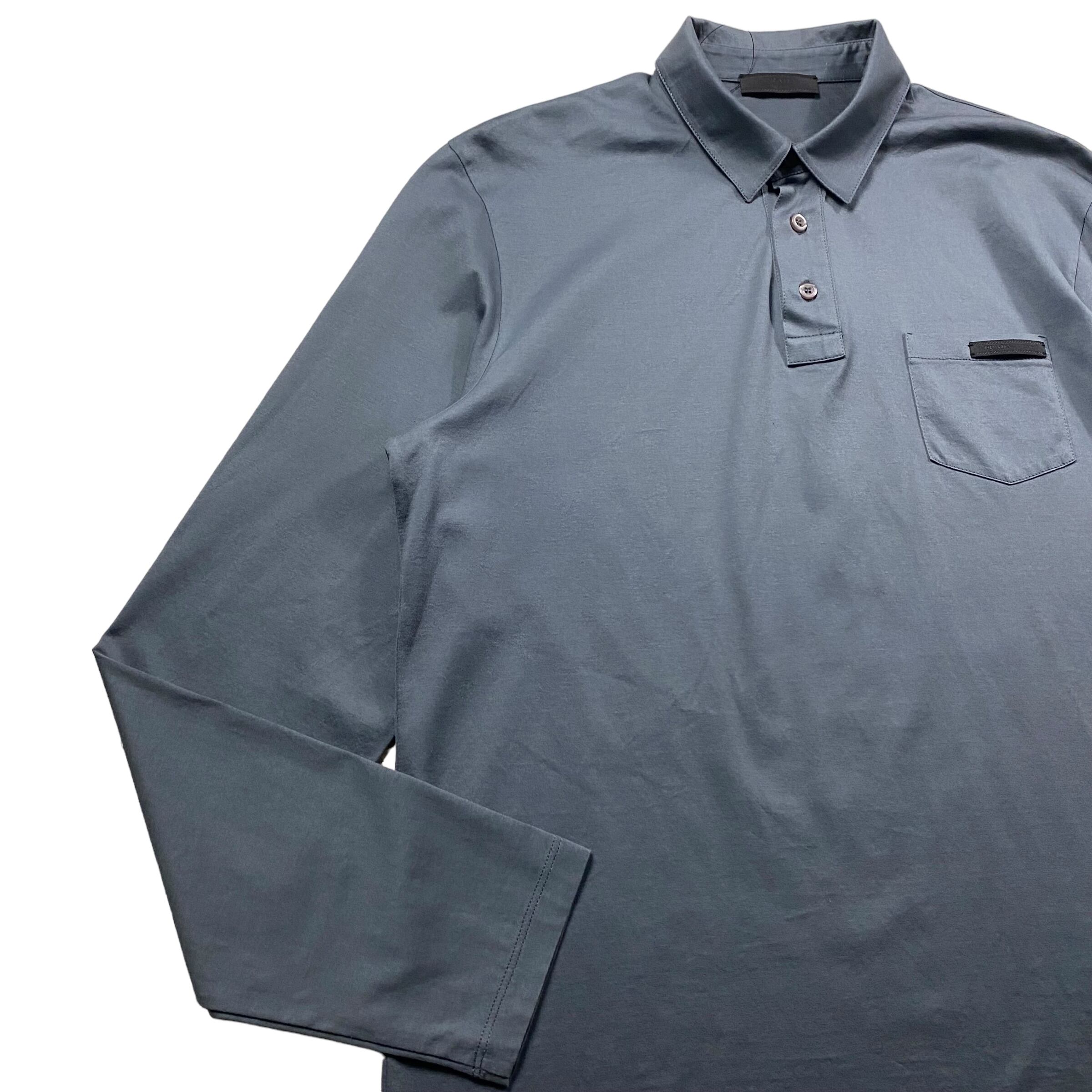 PRADA long sleeves polo shirt | NOIR ONLINE