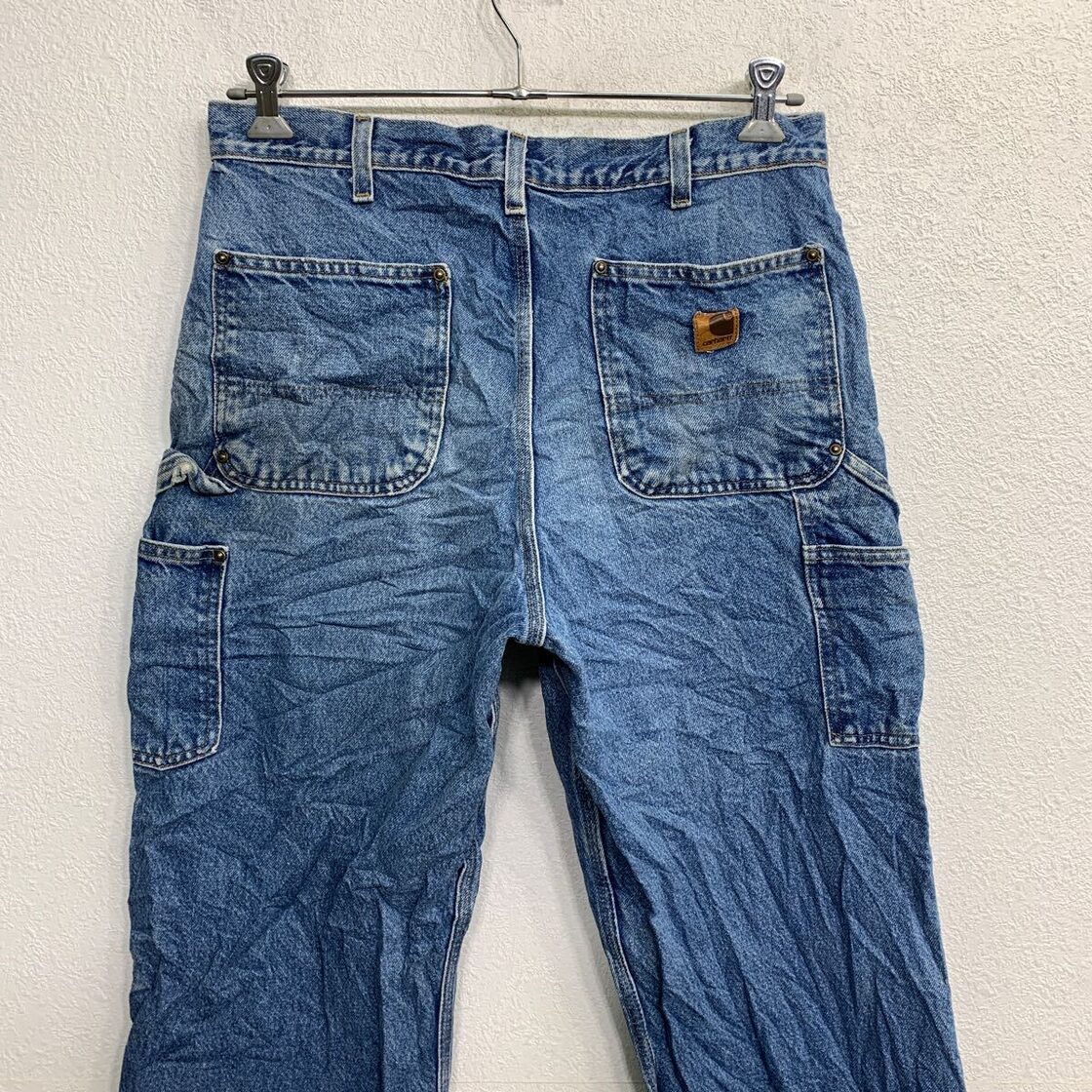 Carhartt デニムペインターパンツ W34 カーハート ダブルニー ブルー 