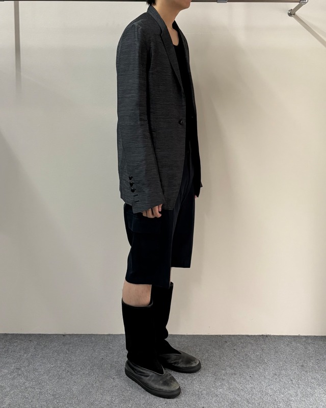 【14/SS Rick Owens】draping single tailored jacket