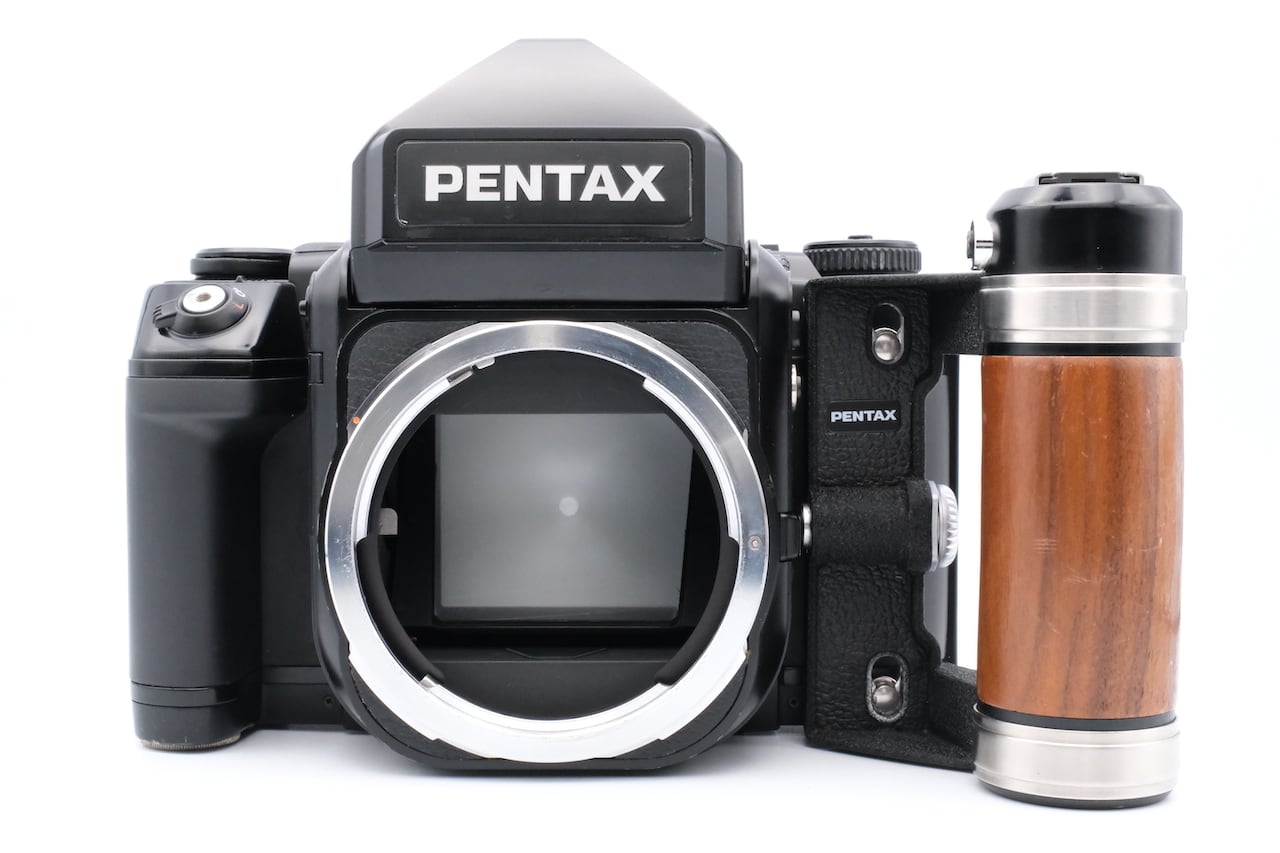 PENTAX 67 645用 金具付きストラップ - フィルムカメラ