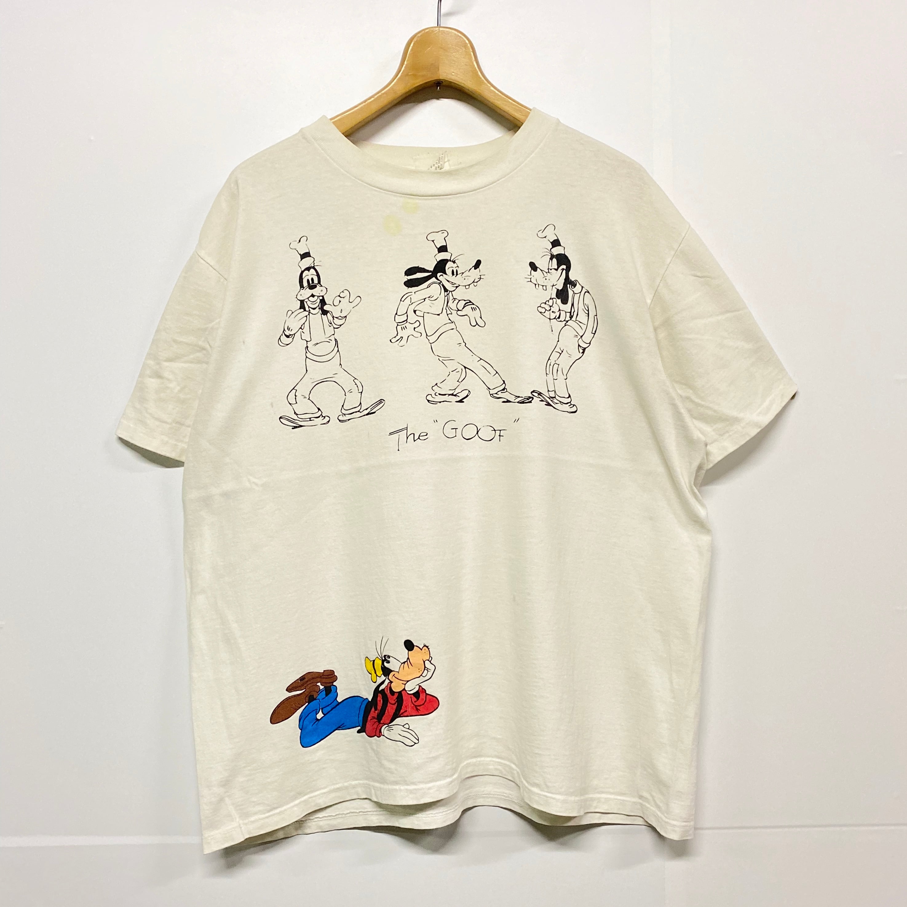 ビッグサイズ Disneyland ディズニー グーフィー両面プリントTシャツ