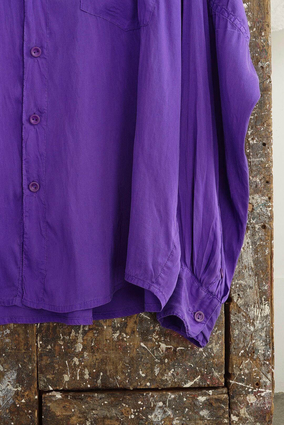 CHEZ VIDALENC - SILK SHIRT AXL / LAVENDER | Brownie