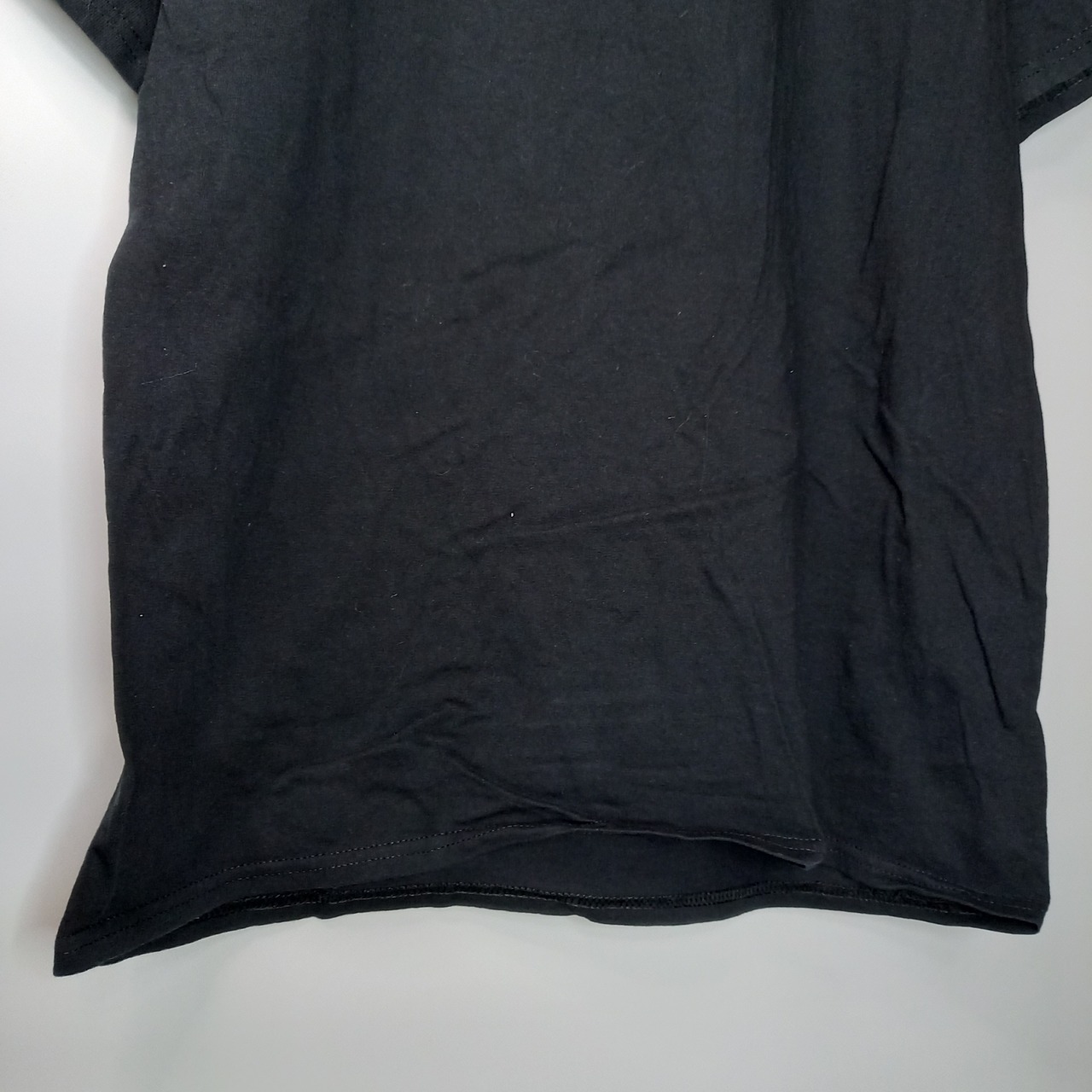 クルーネック　プリントTシャツ　半袖　スポーツ　ホンジュラス製　ブラック　M