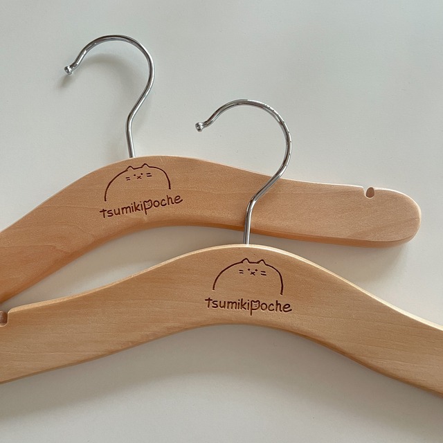 【完売】【送料無料】つみきのベビーハンガー(木製)2set