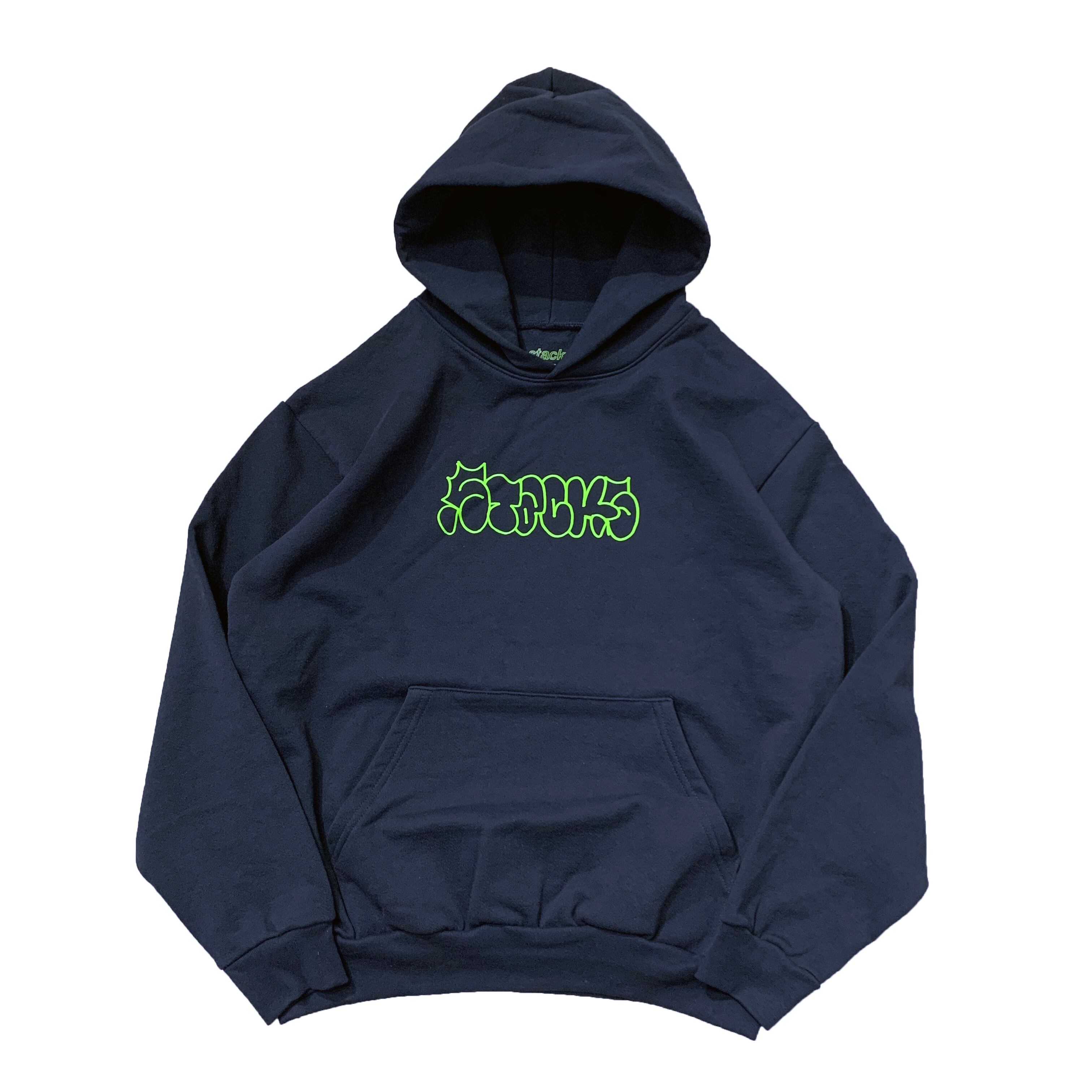 トップス StacksBookstore Stacks Throwup 23 Hoodie stacks / SECTUNO ''THROWUP'' HOODIE -NAVY- | THE NEWAGE CLUB