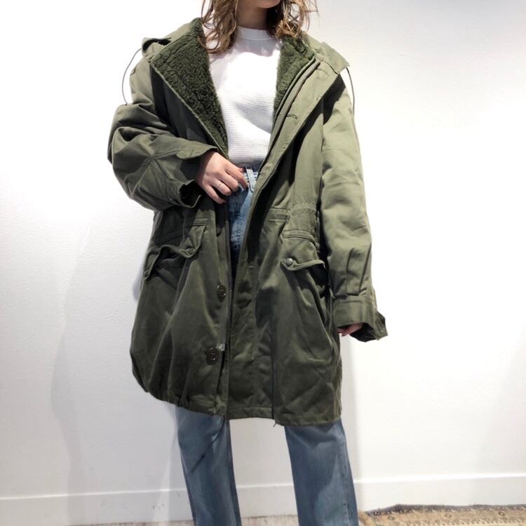 70s French Army ライナー付き M-64 parka 92C