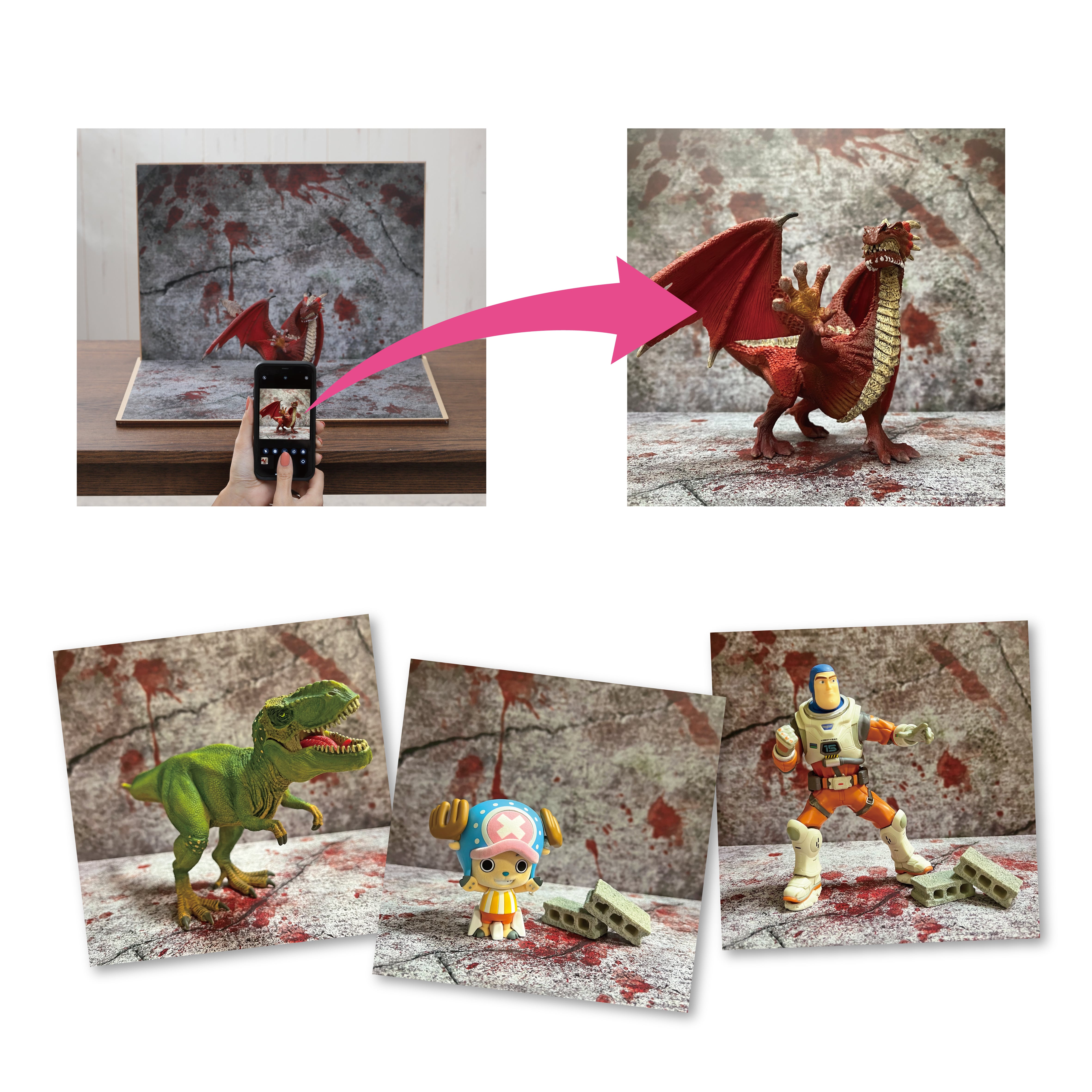 フィギュア用撮影ブースセット003（figure photo booth set 003