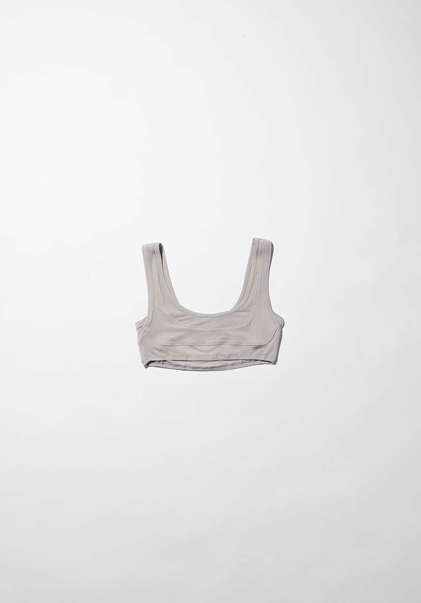 【mukcyen】layered contour bra