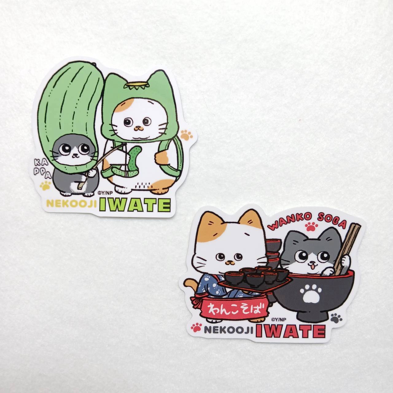 ねこに転生したおじさん岩手 ステッカー | TORCH-Online Shop-
