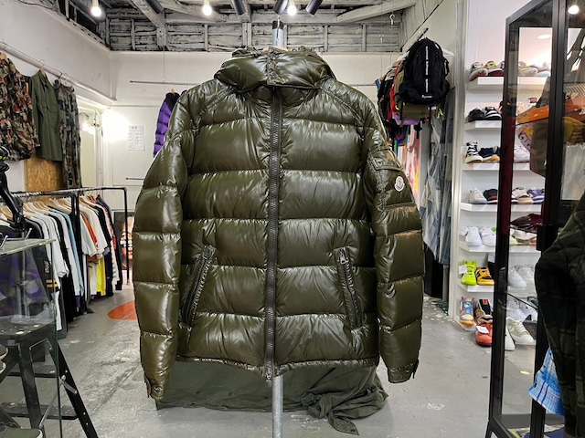 MONCLER MAYA DOWN JACKET KHAKI 4 85760