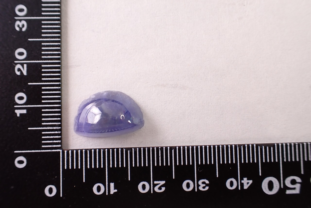 【研磨セット】未研磨タンザナイト　8.96ct　[D11‐60]