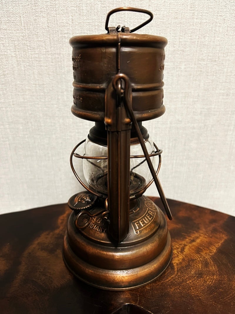 稀少】1950's 銅メッキ feuerhand 176 StK DBP k1490 | Oldman's lantern