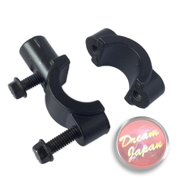 バイク ミラーホルダー ミラークランプ マウント 10mm正ネジ用/22.2mm