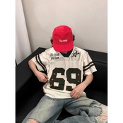 VINTAGE ストリート Vネック スポーツTシャツ T1756