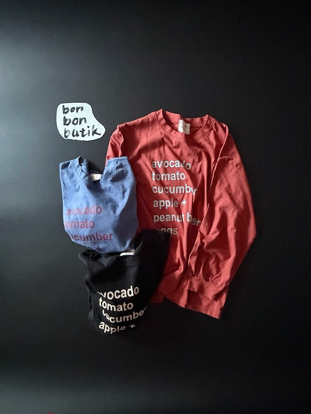 【取寄】bonbon butik|brunch tee|ブランチTシャツ|XS-JM|kids&jr|26 autumn