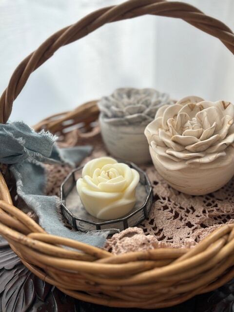 Rose Candle バラの形のソイキャンドル | OnKa Candle