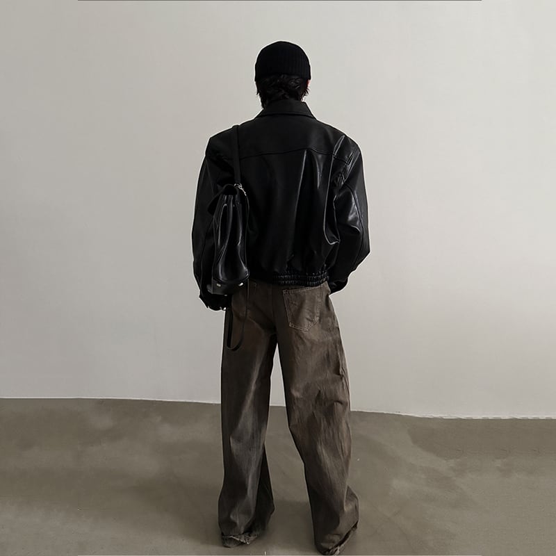 VERY FEWESTレザーライダースジャケット | mblueshop