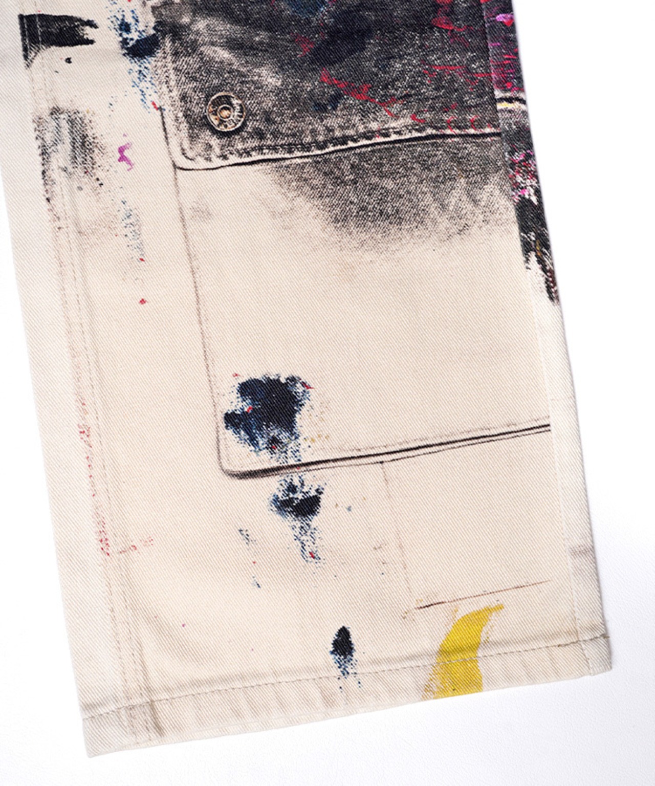 ペイントヴィンテージワイドパンツ　CQ-48044