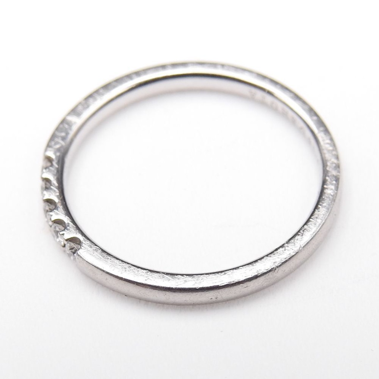 正規品】4℃ Pt950 プラチナ ダイヤモンド5pcs リング 8号 アクセサリー  