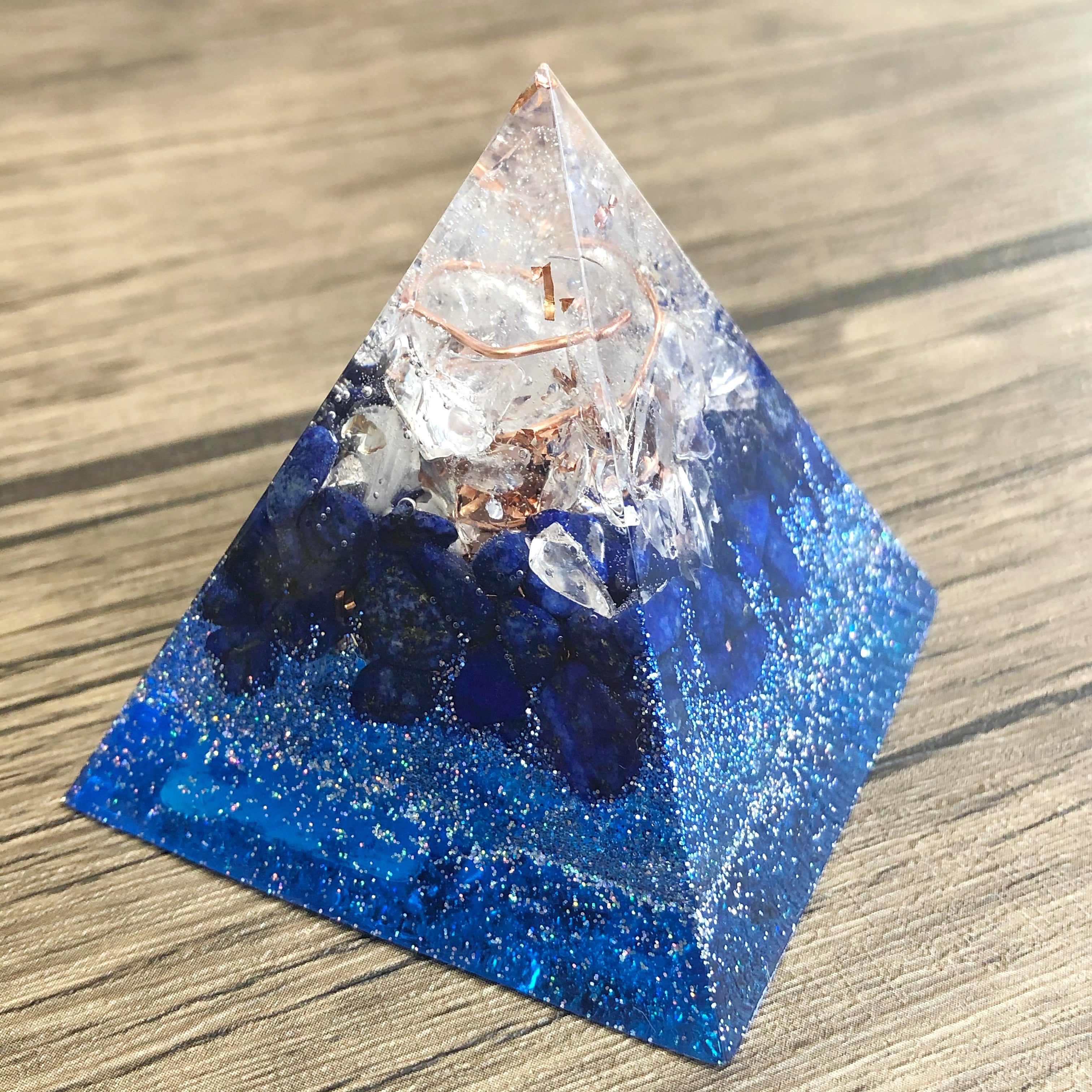 ピラミッド型(大) オルゴナイト ラピスラズリ | オルゴナイト 通販