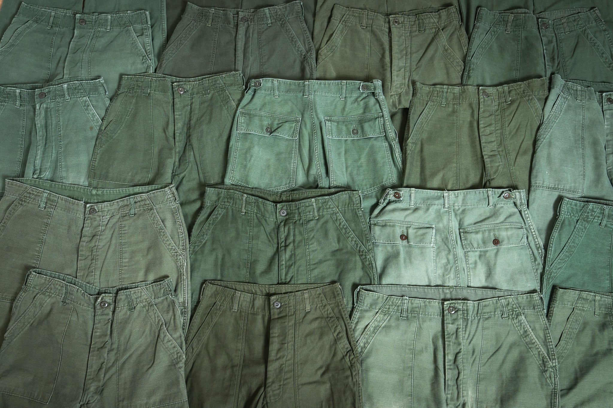 36×33】U.S.Army Utility Trousers OG-107 実物 米軍 ベイカーパンツ