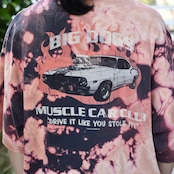 BIG DOGS bleach print tee