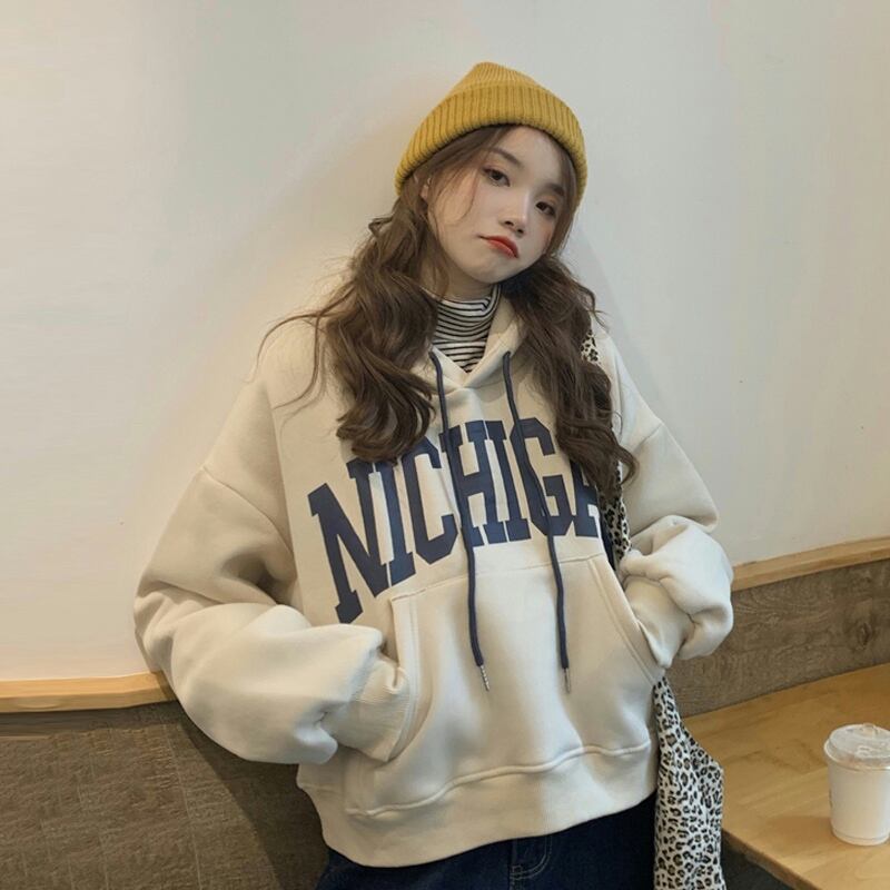 フードスウェット スプリングオータムスタイルトップス 春物 秋物 スーパーモール53415026030