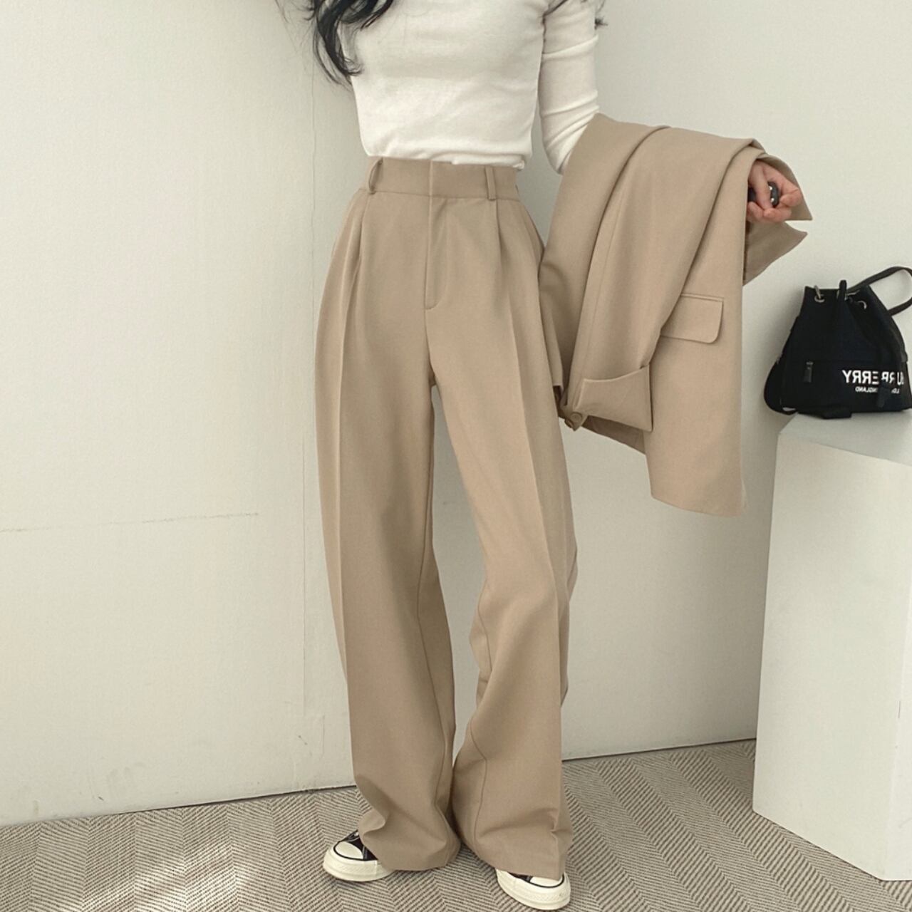 セットアップスーツパンツ　a0192