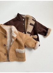 〖取寄〗韓国子供服 / 26winter / minirobe / リバーシブルムスタン / キッズ *S~XL*