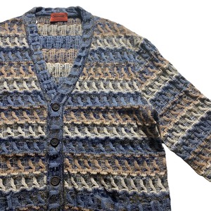 MISSONI 3D mohair knit cardigan