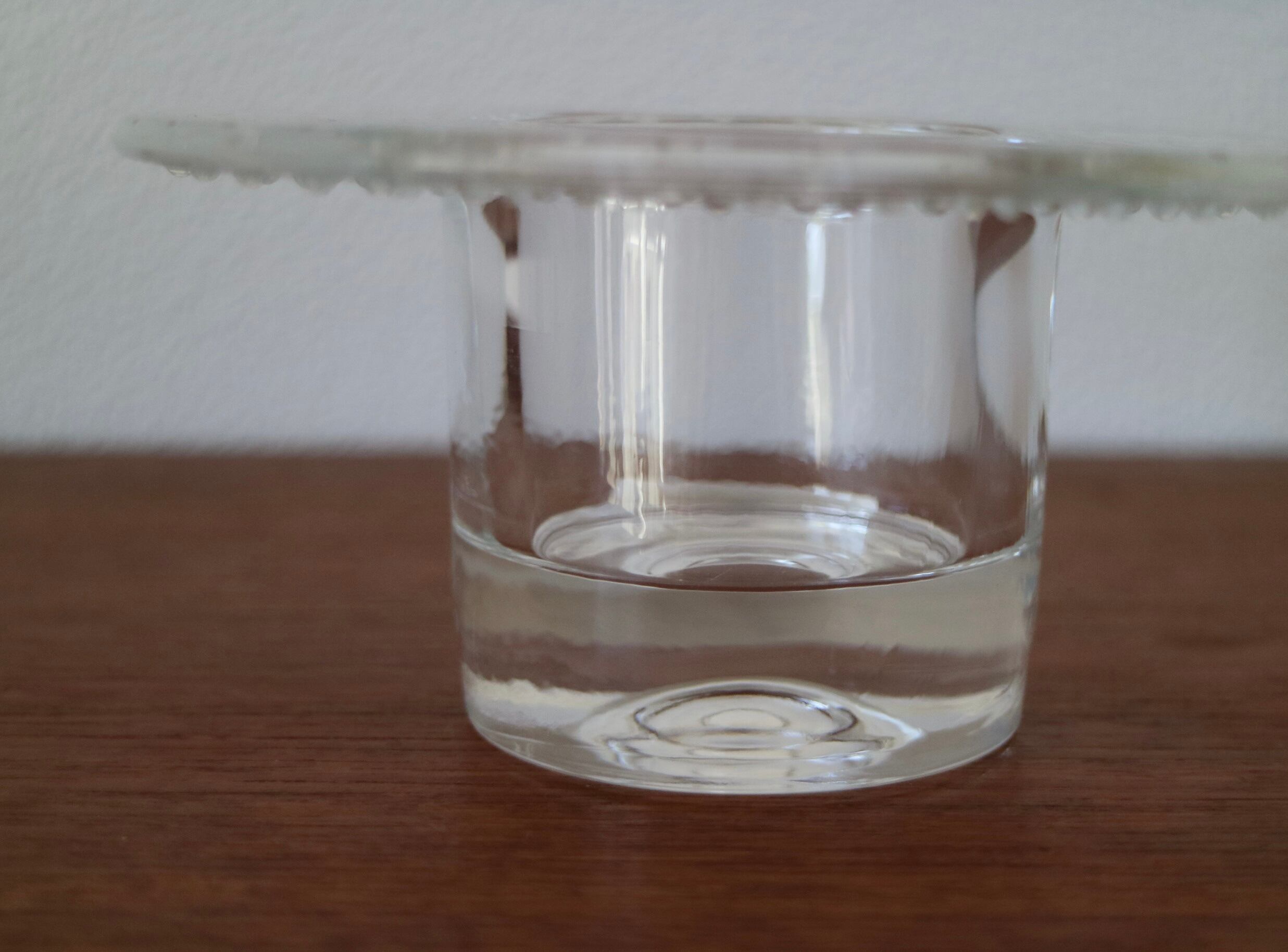 iittala イッタラ / Vega ヴェガ / キャンドルホルダー クリア No.4057