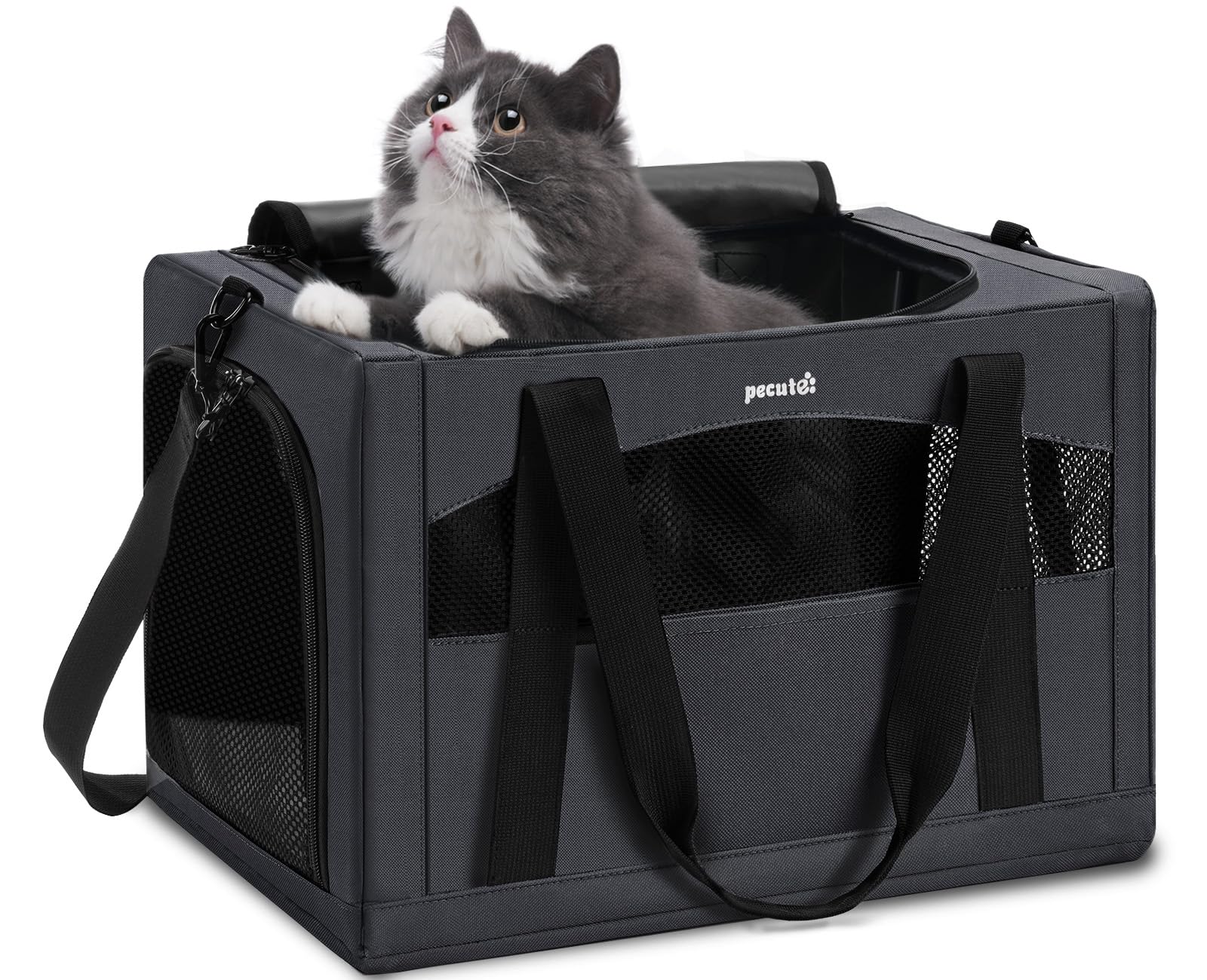 ペット袋猫犬リュックネット面拡張窓通気性2 WAYペットケージ