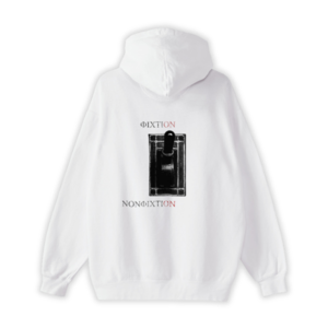 Dual Reality　Garment dye Hoodie White [T0032]
