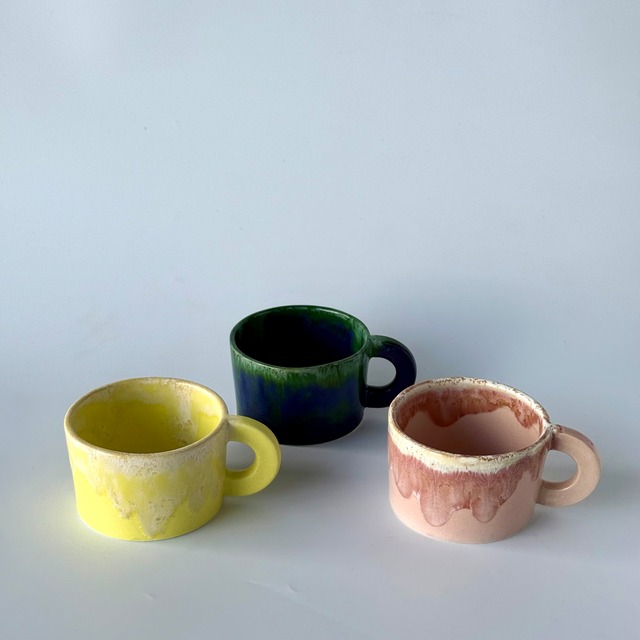 NAOKO HATA CERAMICS  Melt mug cup  M -深海