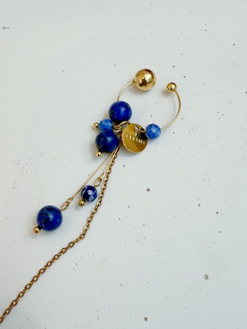 感動イヤーカフ/ ラピスラズリ(mania)