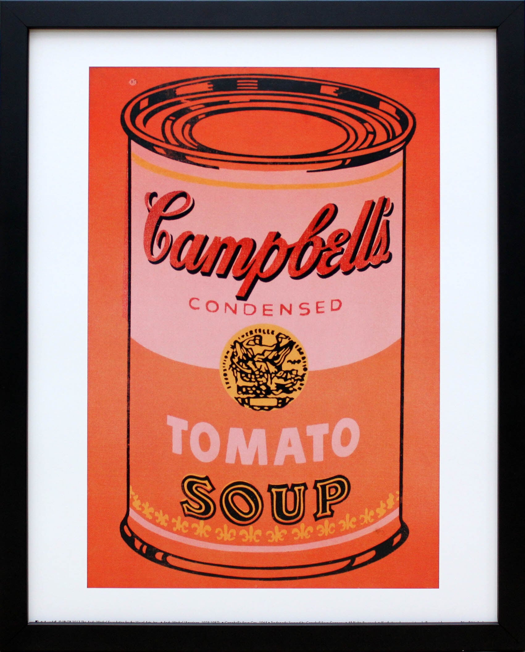 アンディウォーホル「キャンベル・スープ(トマト/ピンク&オレンジ)1965