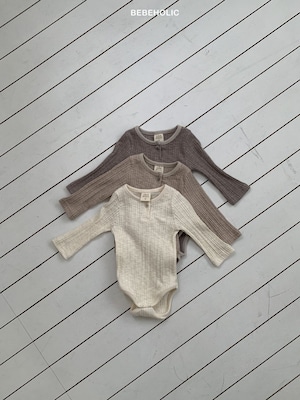 【予約】BEBE HOLIC Lovely Ribbed Suit