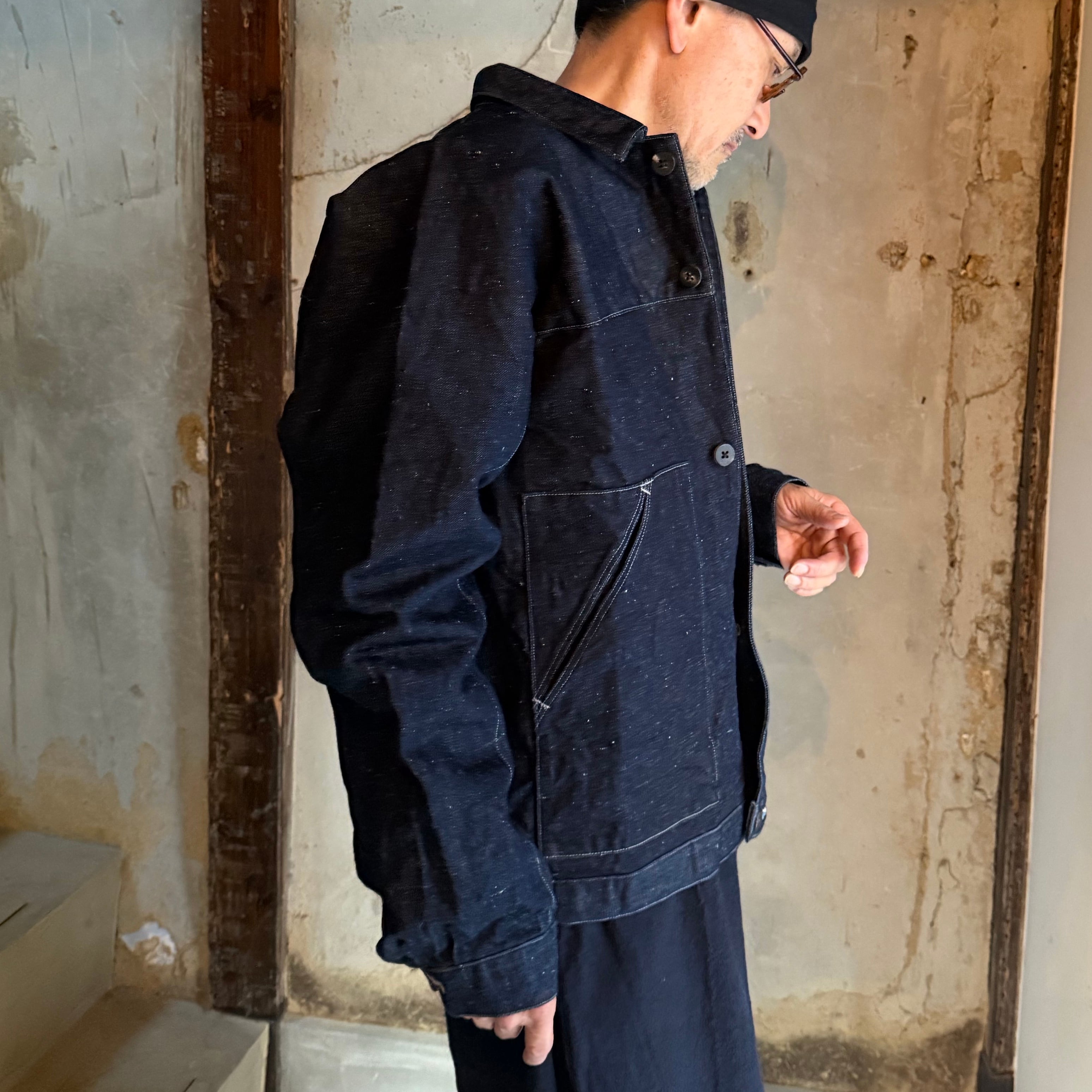 MITTANジャケット MITTAN JK-75 OC大麻デニムジャケット 紺 | Routes*Roots
