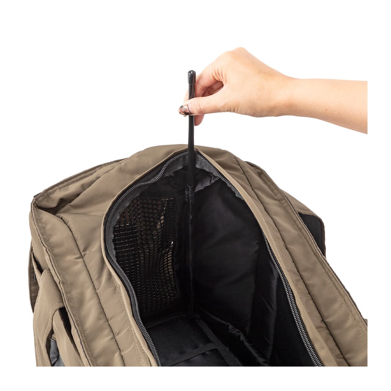 MANDARINE BROTHERS グラスゴーキャリーバッグ カーキ GLASGOW CARRY TOTE BAG | CARRY BAG | 犬服 MANDARINE BROTHERS