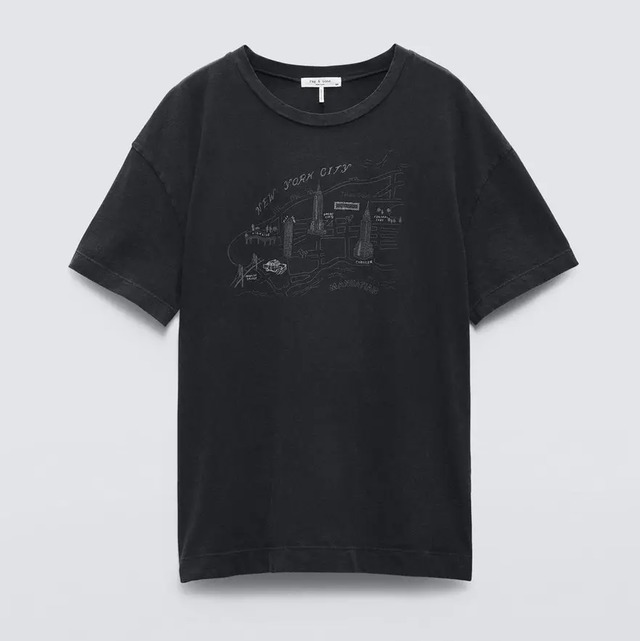 rag&bone　MICA CITY TEE　BLACK