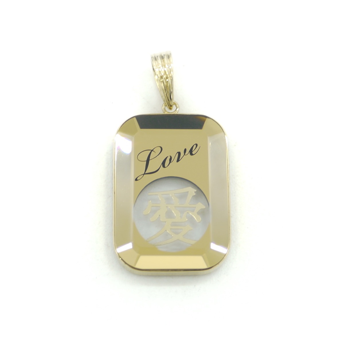 K18 LOVEペンダントトップ 18金 愛 ネックレストップ チャーム Y01696 